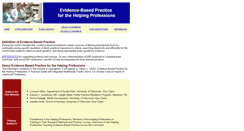 Desktop Screenshot of evidence.brookscole.com